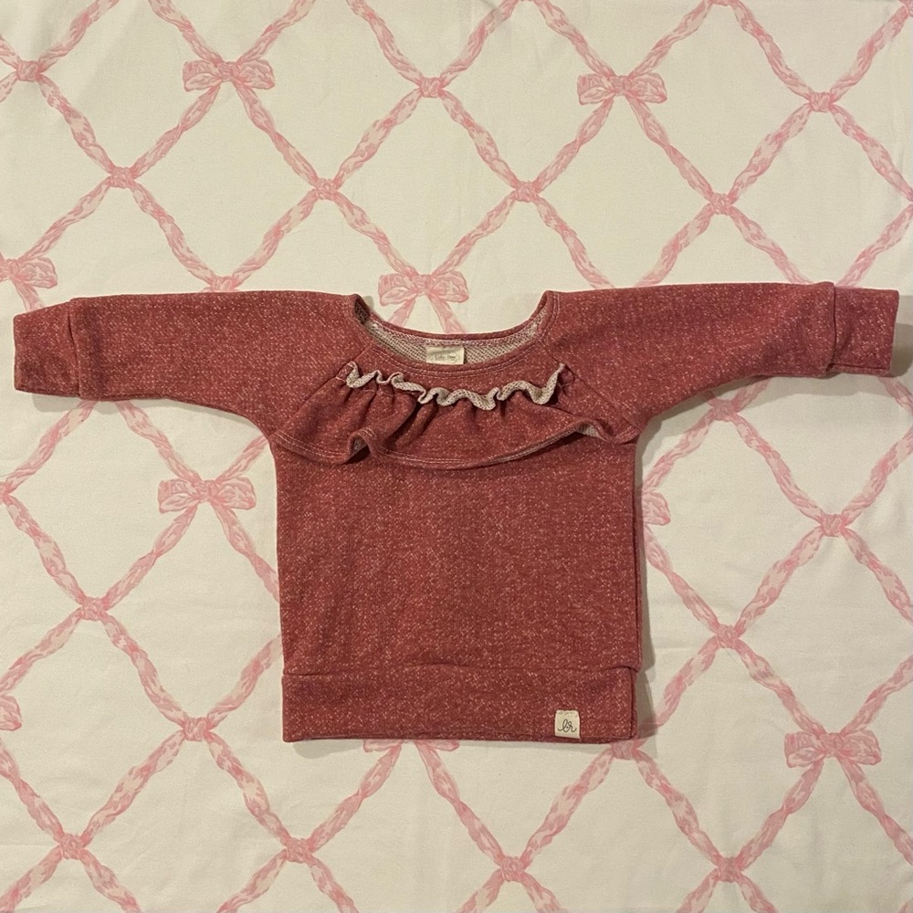 Lulu + Roo Ruffle Sweatshirt - Picture 3 of 5